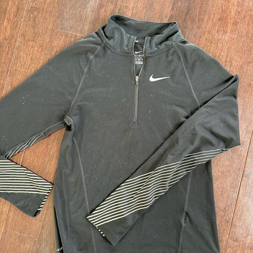 Nike Black Quarter Zip. Size XS